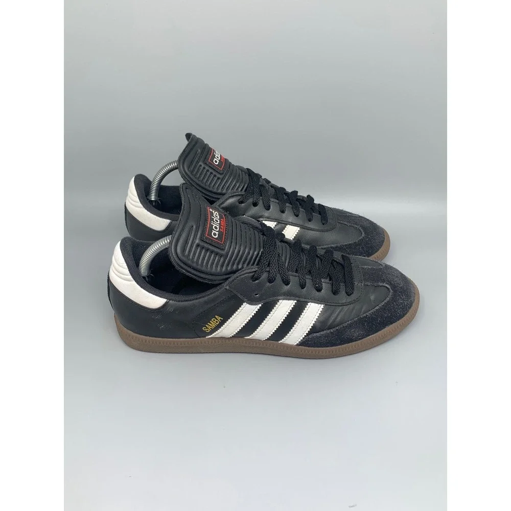 Adidas Samba Classic Black White Gum Indoor‎ Soccer Shoes 034563 Men's Sz 9